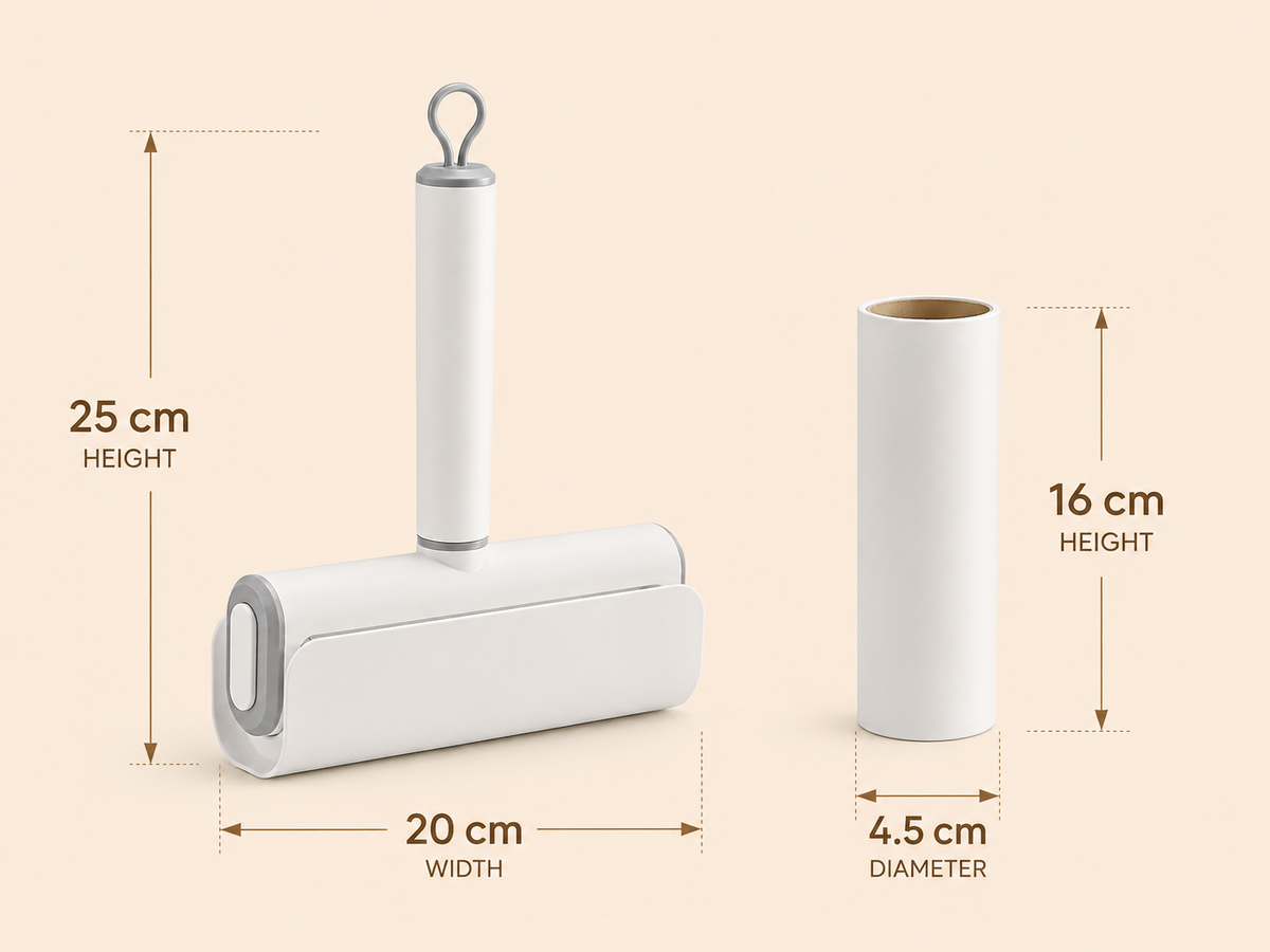 Reusable Pet Hair Roller with Storage Case