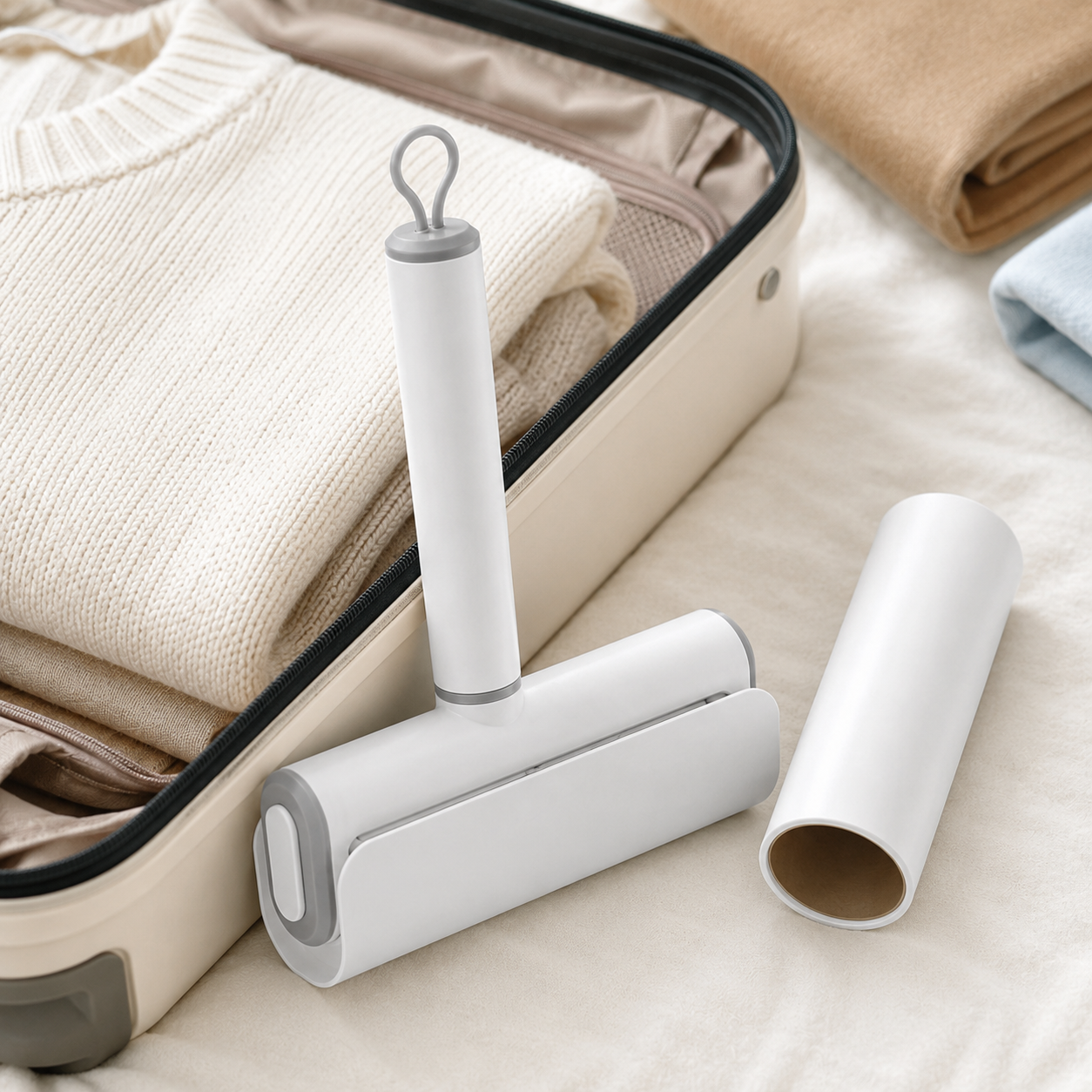 Reusable Pet Hair Roller with Storage Case