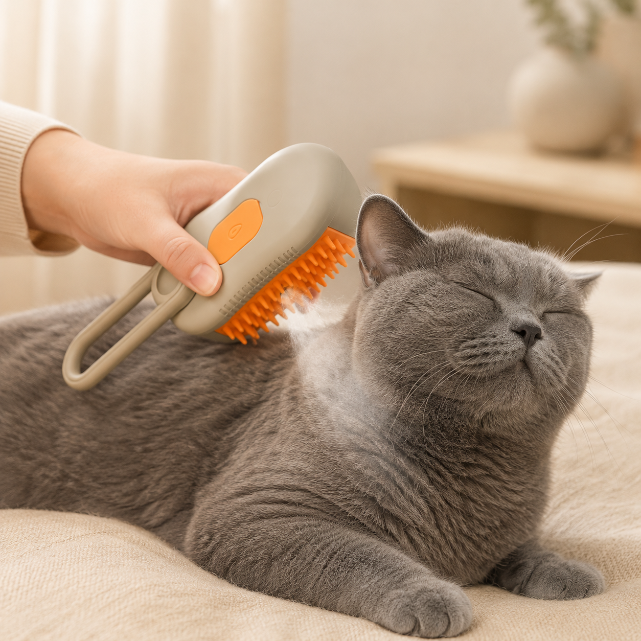 Electric Mist Grooming Brush