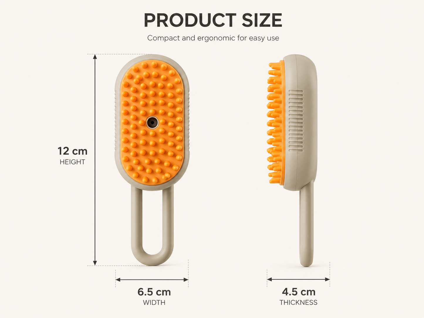 Electric Mist Grooming Brush