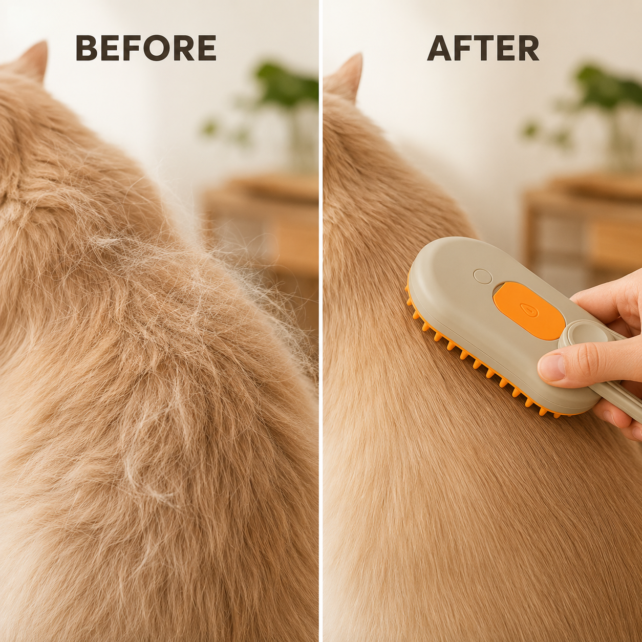 Electric Mist Grooming Brush
