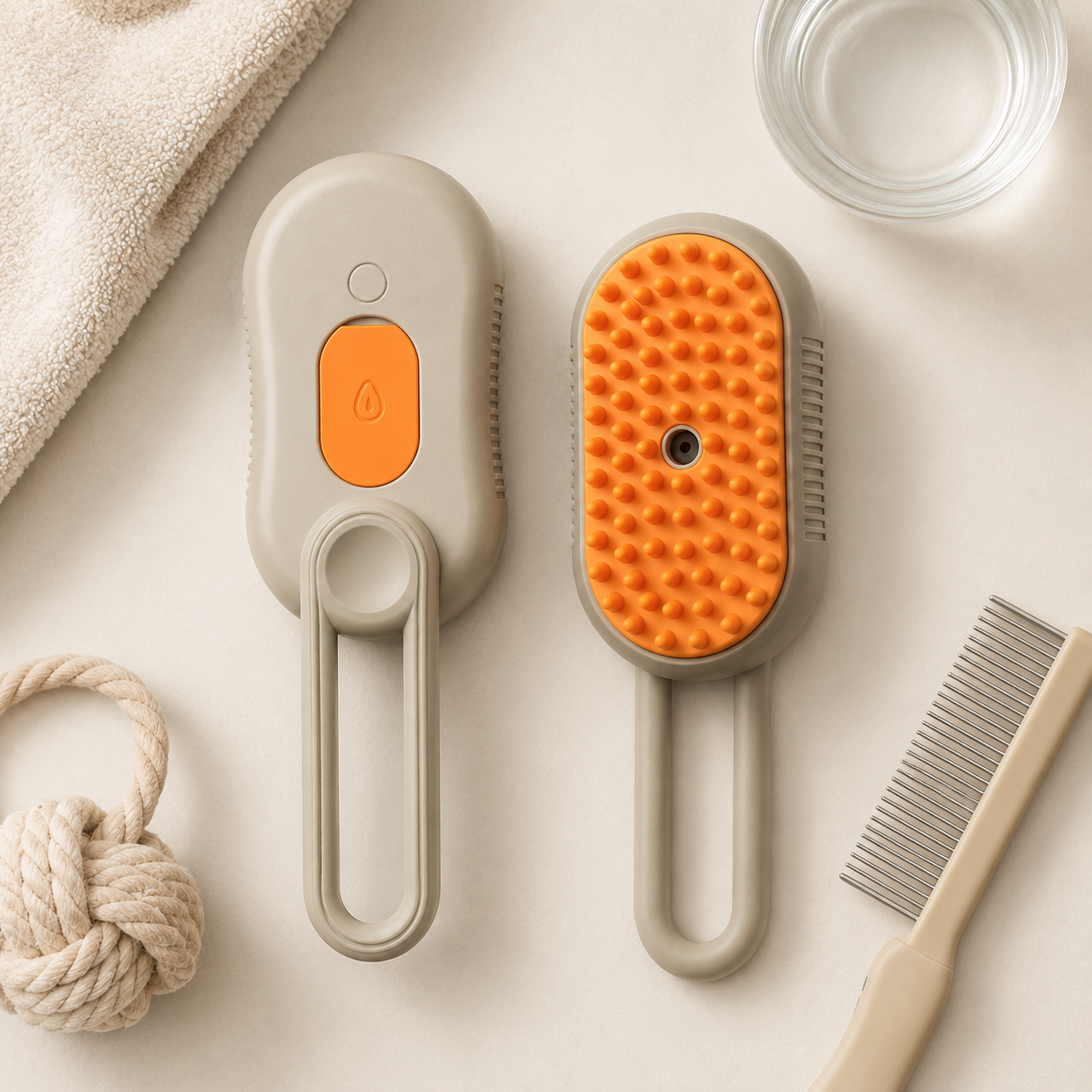 Electric Mist Grooming Brush
